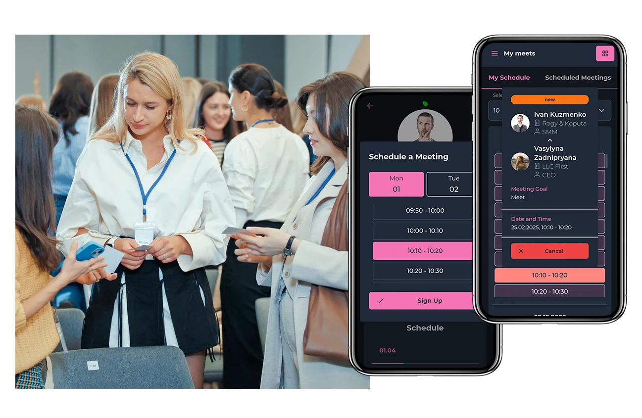 AppForEvent — Meeting calendar